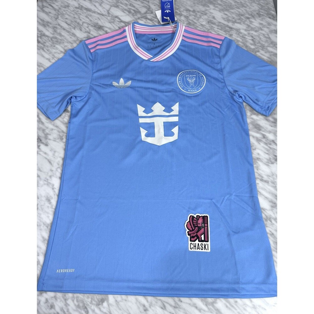 Adidas Inter Miami CF MLS Lionel Messi Soccer Jersey KA7504 MLS Men's Large NEW